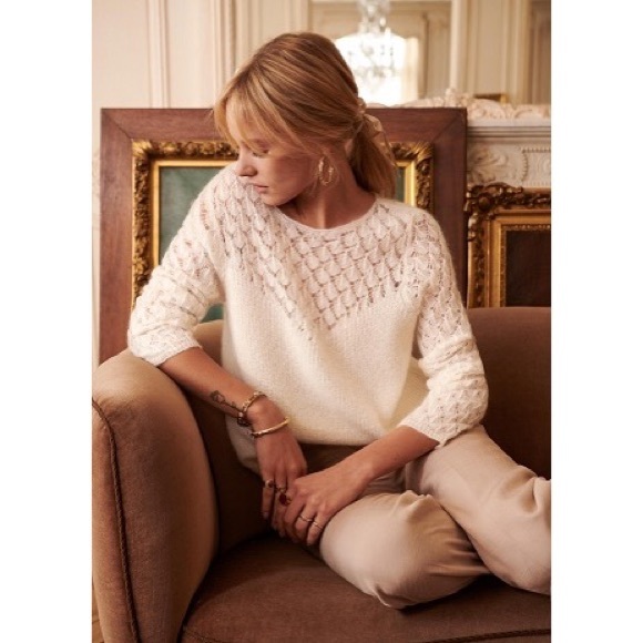Sezane Sweaters - ✨ Sézane Pull Hortense Sweater Jumper in Ecru